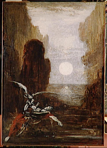 Death of Sapho, 1850, Gustave Moreau