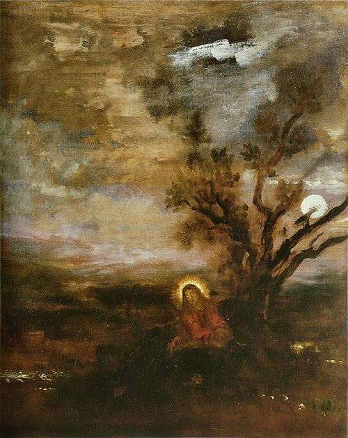 Christ at Gethsemane, 1875, Gustave Moreau