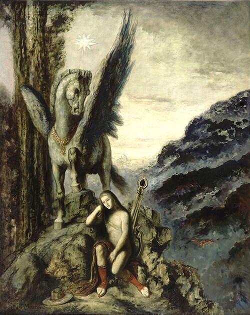 The Travelling Poet, 1890, Gustave Moreau