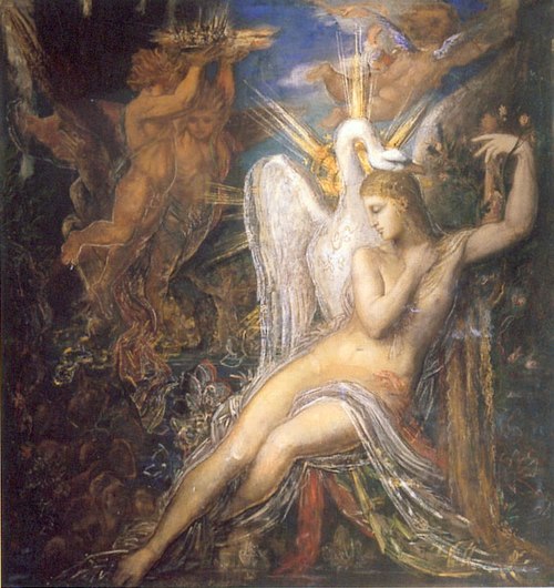 Leda, 1870, Gustave Moreau