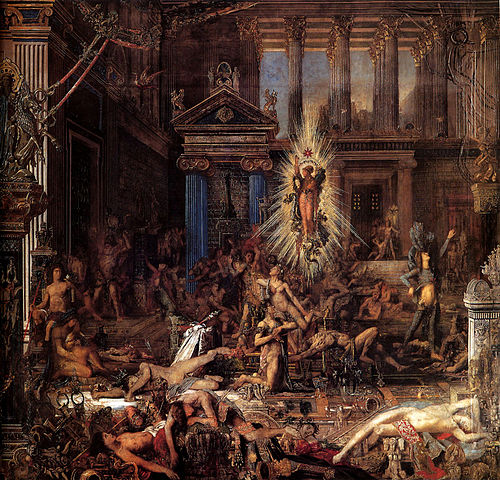 The Suitors, 1862, Gustave Moreau