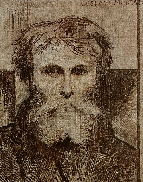 Portrait of Gustave Moreau by Himself, 1890, Gustave Moreau