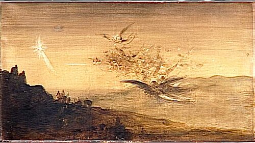 Angels following the Three Magi, 1898, Gustave Moreau