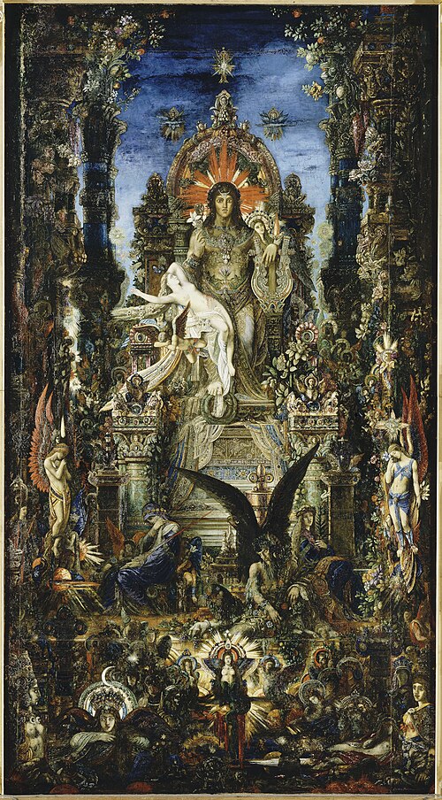 Jupiter and Semele, 1889, Gustave Moreau