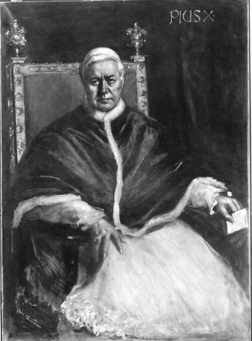 Le pape Pie X, 1907, Otto Hierl-Deronco