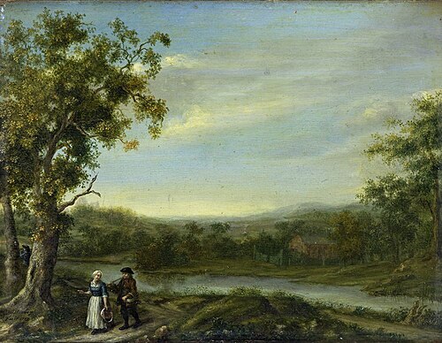 Landschap met rivier nr. 1, 1773, Elisabeth Geertruida Wassenber