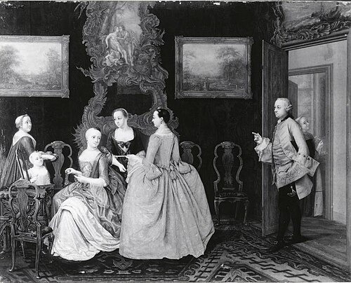 Le visiteur indiscret, 1756, Elisabeth Geertruida Wassenber