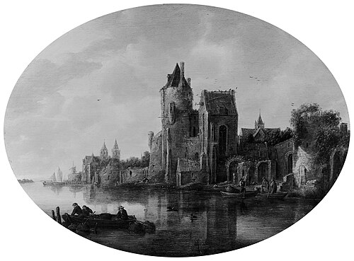 Dutch city by the water, , Frans de Hulst