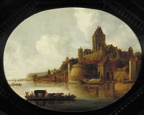 View of Nijmegen with Het Valkhof, 1643, Frans de Hulst