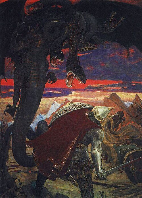 Zmey Gorynych, 1913, Viktor Vasnetsov
