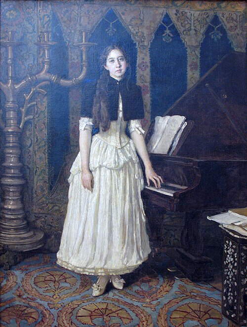 Portrait von E.A. Prakhova, 1894, Viktor Vasnetsov