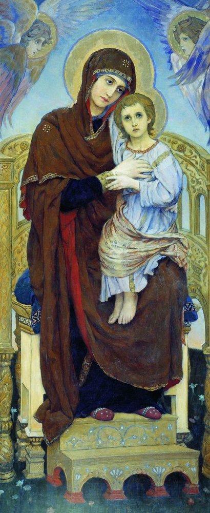 God Mother with the Child, 1901, Viktor Vasnetsov