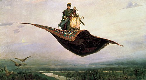 Le Tapis volant, 1880, Viktor Vasnetsov