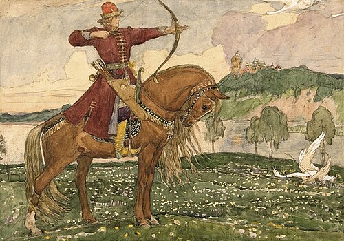 Ivan Tsarevich and the Swan, 1901, Viktor Vasnetsov