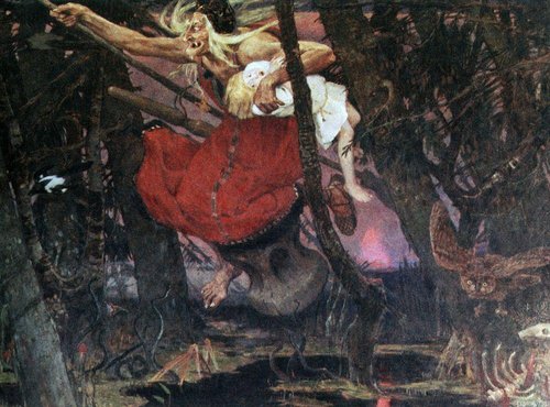 Baba Yaga, 1917, Viktor Vasnetsov