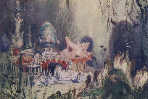 Подводный терем, 1884, Viktor Vasnetsov