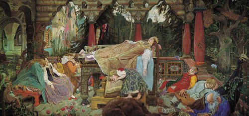 Sleeping Princess, 1926, Viktor Vasnetsov
