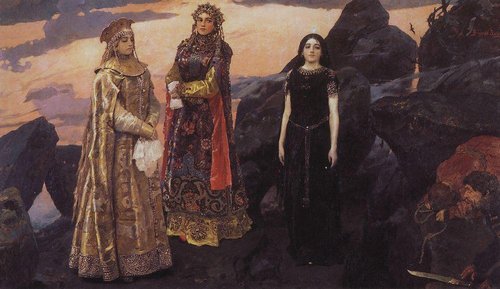 Three Princesses of the Underground Kingdom, 1884, Viktor Vasnetsov