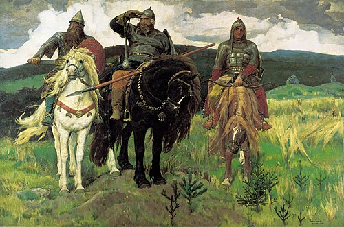 Heroes, 1890, Viktor Vasnetsov