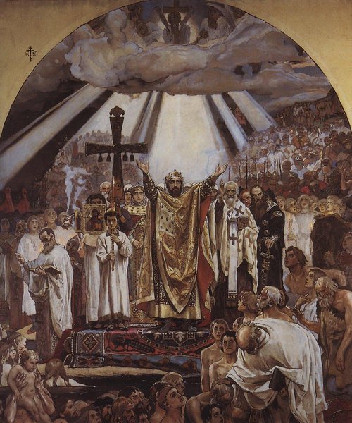 Christianization of Rus, 1890, Viktor Vasnetsov