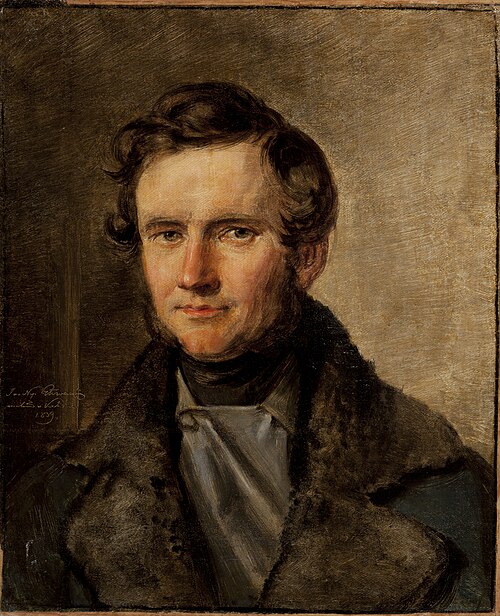 Portrait of Eng. Maciej Bajer, 1839, Jan Nepomucen Głowacki