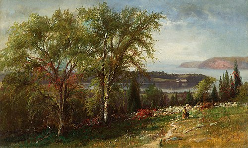 Hudson River at Croton Point, 1869, Julie Hart Beers