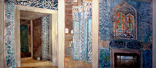 Constantinople, la mosquée Yeni Djami, 1884, Paul Leroy