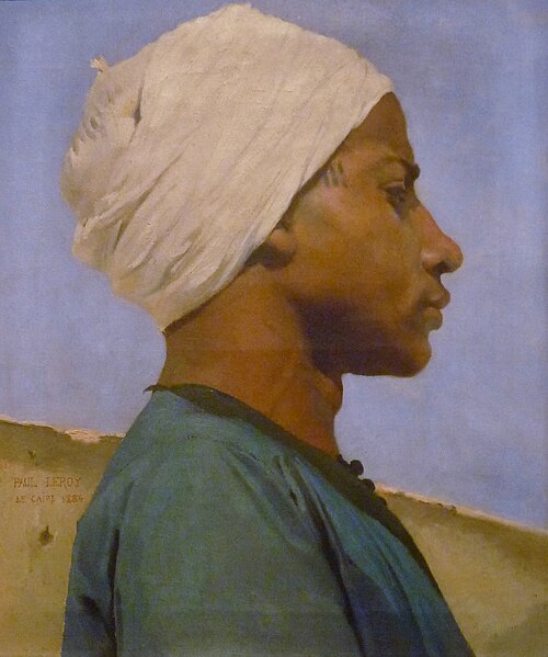 Portrait d'un jeune guide arabe, 1884, Paul Leroy