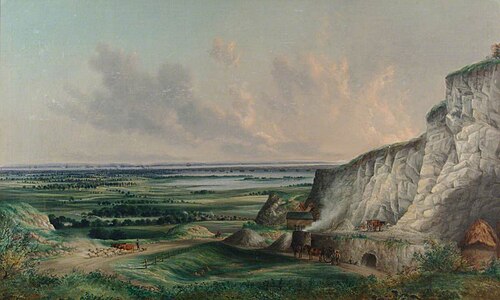 View from Portsdown Looking towards Portsea Island, , William James Callcott