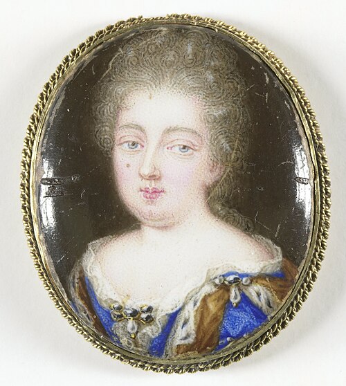 Portrait of an unknown woman, 1694, Pierre Huaud
