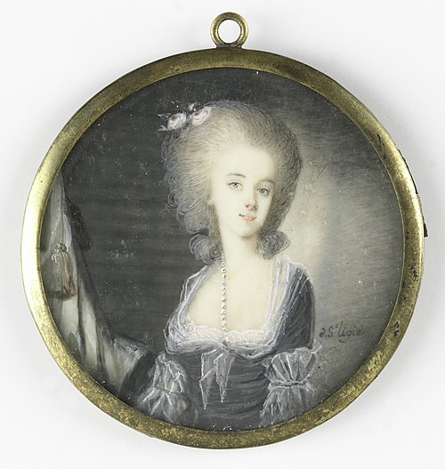 Frederica Louisa Wilhelmina (1770-1819). Prinses van Oranje-Nassau. Daughter of Willem V & Wilhelmin, 1783, De Saint-Ligié