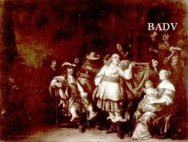 social scene ......, 1632, Palamedes Palamedesz