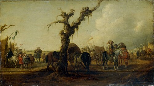 Military camp, 1631, Palamedes Palamedesz