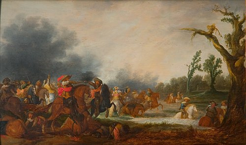 Ruitergevecht, , Palamedes Palamedesz