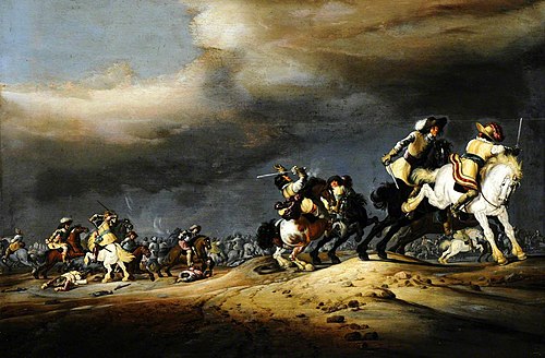A Cavalry Skirmish, 1622, Palamedes Palamedesz