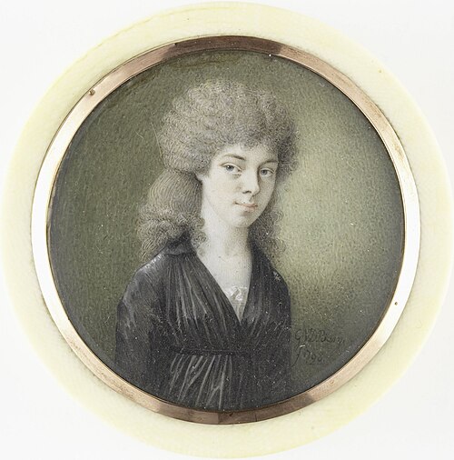 Portrait of a woman, 1798, Gijsbertus-Johannes van den Berg