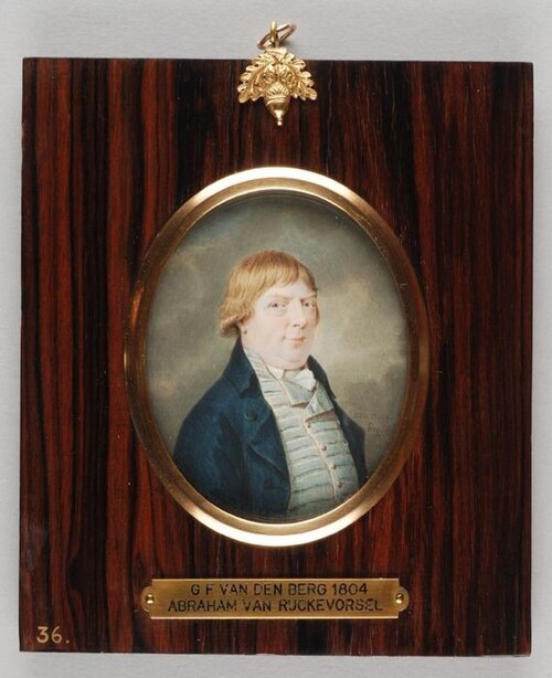 Portretminiatuur van Abraham van Rijckevorsel (1745-1815), 1804, Gijsbertus-Johannes van den Berg
