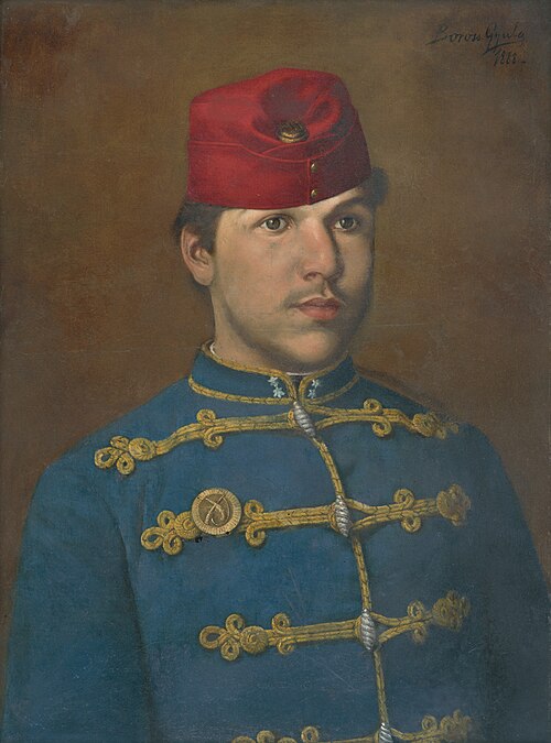 Portrét vojaka, 1888, Gyula Boross