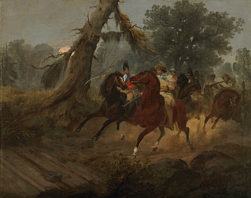 The Ride of General Marion's Men, 1850, Alonzo Chappel