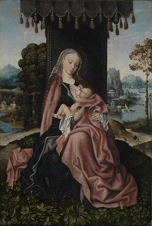 Maria met kind, 1510, Maître de Francfort