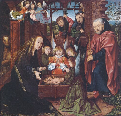 L'Adoration des bergers, 1495, Maître de Francfort