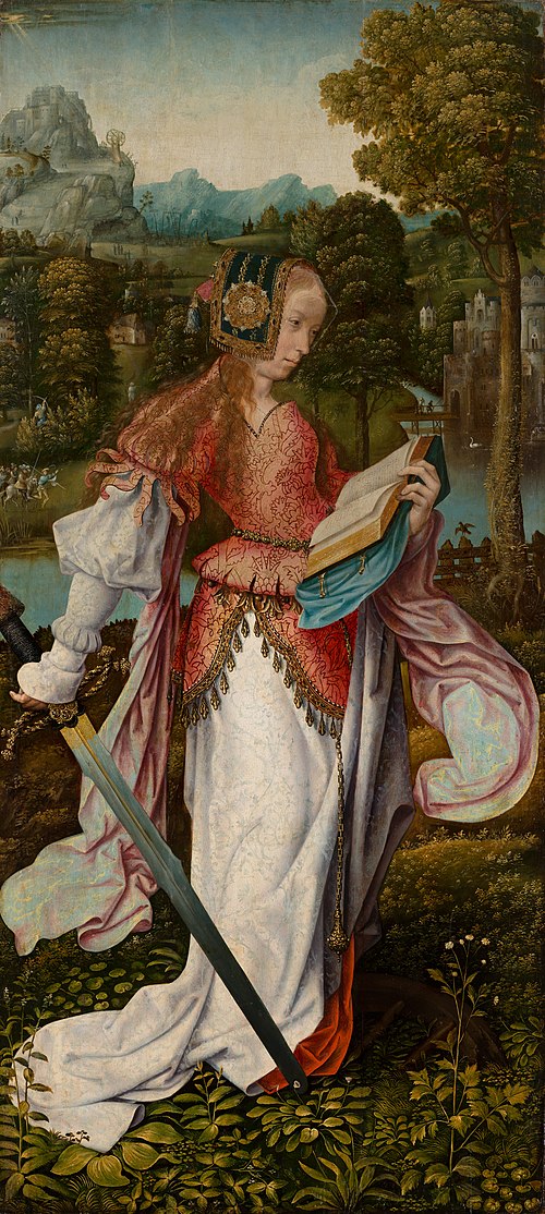 Sainte Catherine, 1510, Maître de Francfort