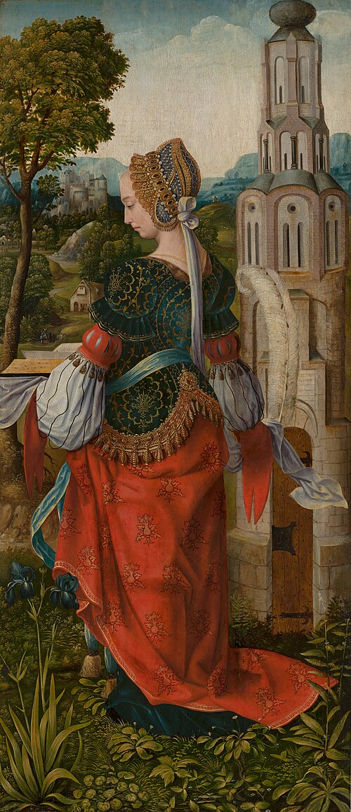 Sainte Barbe, 1510, Maître de Francfort