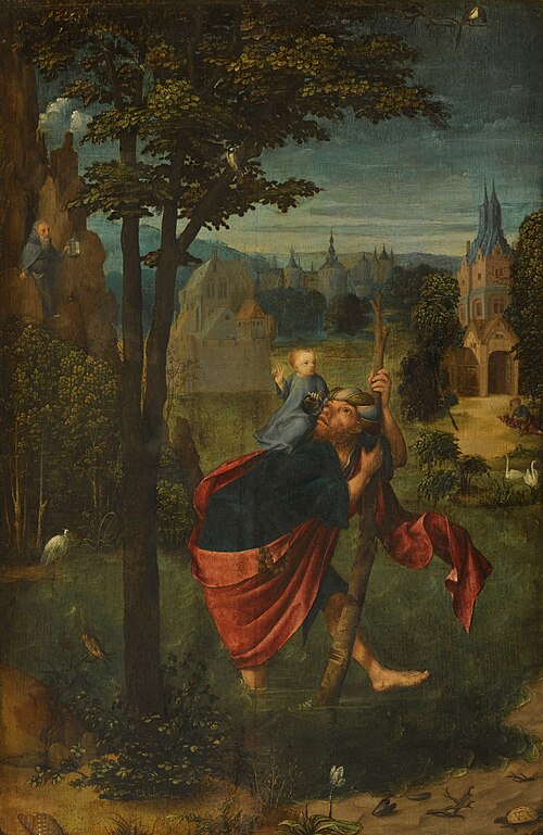 Saint Christophe, 1495, Maître de Francfort