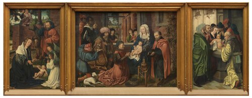 Epiphany Triptych, 1500, Maître de Francfort