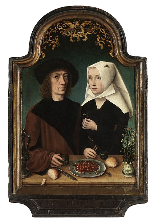 The Painter and his Wife, 1496, Maître de Francfort