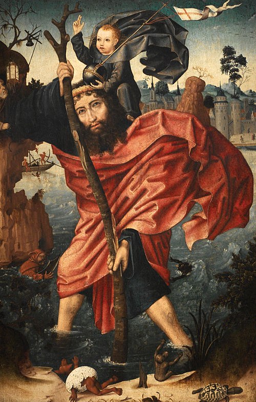 Saint Christophe., 1520, Maître de Francfort