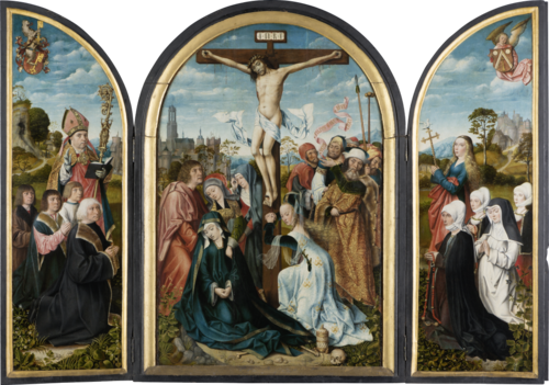 St Margret with Donors, 1502, Maître de Francfort
