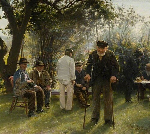 Old Men in Rockingham Road Park, , Walter Bonner Gash