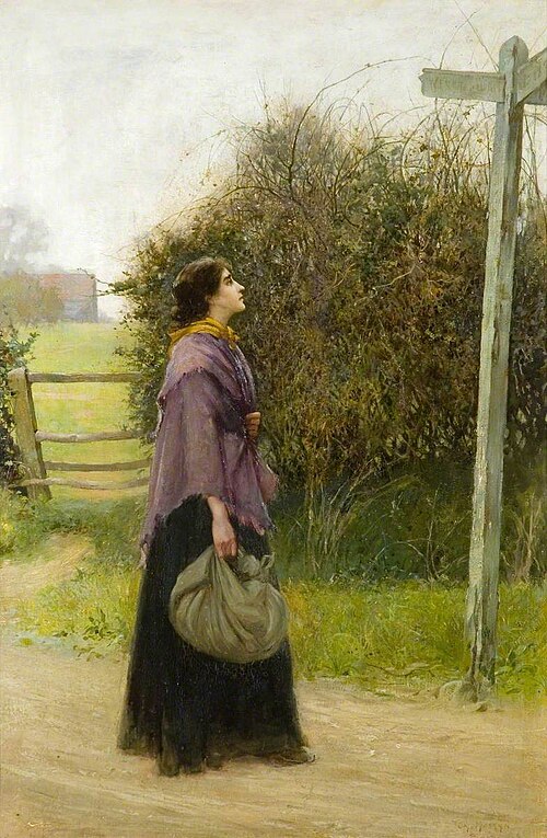 Which Way to Bushey?, 1893, Thomas Edwin Mostyn